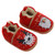 Reindeer & Santa Shoes with My 1st Christmas Print & Fur Lining