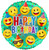 ECO Balloon - Happy Birthday Faces (18 Inch)