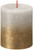 Sandy Grey Gold Bolsius Rustic Metallic Candle (80 x 68mm)