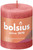 Blossom Pink Bolsius Rustic Shine Pillar Candle (80 x 68mm)