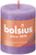 Vibrant Violet Bolsius Rustic Shine Pillar Candle (80 x 68mm)