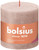 Misty Pink Bolsius Rustic Shine Pillar Candle (100 x 100mm)