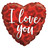 ECO Balloon-I Love You Red Kisses (18 Inch)