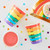 Bright Rainbow Paper Cup