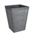 40cm Dark Grey Tall Square Beton Planter