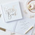 White & Gold Guest Book 