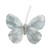12cm Silver Feather & Glitter Butterfly (Pack of 12)