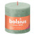 Jade Green Bolsius Rustic Shine Pillar Candle (100 x 100mm)