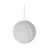 Winter Wonderland White Fur Glitter Bauble (Dia12cm)