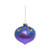 Purple and Blue Glass Droplet Bauble (Dia8cm) Purple and Blue Glass Droplet Bauble (Dia8cm)