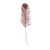 Burgundy Glitter Feather Stem (H67cm)