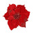Red Velvet Poinsettia with Clip (Dia25cm)