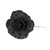 Black Rose with Glitter (Dia21cm)