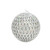 Silver Glitter and Sequin Bauble (Dia12cm) Silver Glitter and Sequin Bauble (Dia12cm)