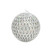 Silver Glitter and Sequin Bauble (Dia12cm)