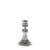 Juliet Candlestick- Electroplate Silver Glass (13cm)