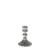 Flora Candlestick -Electroplate Silver Glass (10cm)