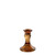 Celestia Candlestick-Mocha Coloured Glass (10cm)