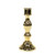 Amaya Candlestick- Electroplate Gold Glass (20cm)