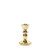 Thea Candlestick - Electroplate Gold Glass (11cm)