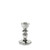 Thea Candlestick - Electroplate Silver Glass (11cm)