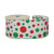 Satin Spotty Ribbon Red With Green Trim (63mm x 9m) Satin Spotty Ribbon Red With Green Trim (63mm x 9m)
