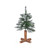 Flocked Oak Tree with Wood Base (H60cm)