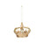 Gold Crown Hanging Decoration (H7cm)