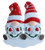 Personalised Christmas Gnome Family Decoration (2 Faces)