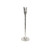 Organic Covent Garden Candle Stick Raw Silver (H32cm)