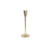 Organic Covent Garden Candle Stick Raw Bright Gold (H20cm)