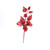 Red Glittered Holly Spray (38cm)