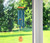 Wood and Aluminium Wind Chime with Blue Finish (91cm)