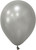 Silver Metallic Latex Balloon - 12 inch (Pk 100)