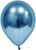 Blue Chrome Latex Balloon - 12 inch (Pk 50)