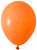 Orange Round Shape Latex Balloon - 5 inch (Pk 100)