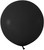 Black Jumbo Latex Balloon - 24 inch (Pk 3)