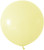 Vanilla Jumbo Latex Balloon - 24 inch (Pk 3)