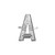 Aluminium Letter A (Pack 10)