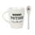 Morning Potion Ceramic Mug and Spoon Set 