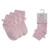 Baby Girls Pink 3 Pack Lace Socks (0 - 6 Months)