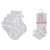Baby Girls White 3pk Tot Lace Sock 0-6m by Tick Tock