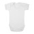 White Short Sleeve Unbranded Cotton Bodysuit - (NB)