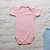 Baby Pink Short Sleeve Unbranded Cotton Bodysuit (6-12 Months)