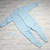 Blue Unbranded Sleepsuit with Chest Poppers - Personalisable  (6-12 Months)