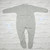 Grey Unbranded Sleepsuit (3-6) - with Chest Poppers - Personalisable