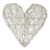 Extra Large Wicker White Heart (100cm)