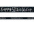 Black and Silver Happy 50th Birthday Foil Banner (2.74m)