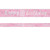 Pink and Silver Foil Happy 80th Birthday Banner