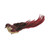 Burgundy Sequin & Glitter Feather Bird with Clip L29cm Burgundy Sequin & Glitter Feather Bird with Clip L29cm